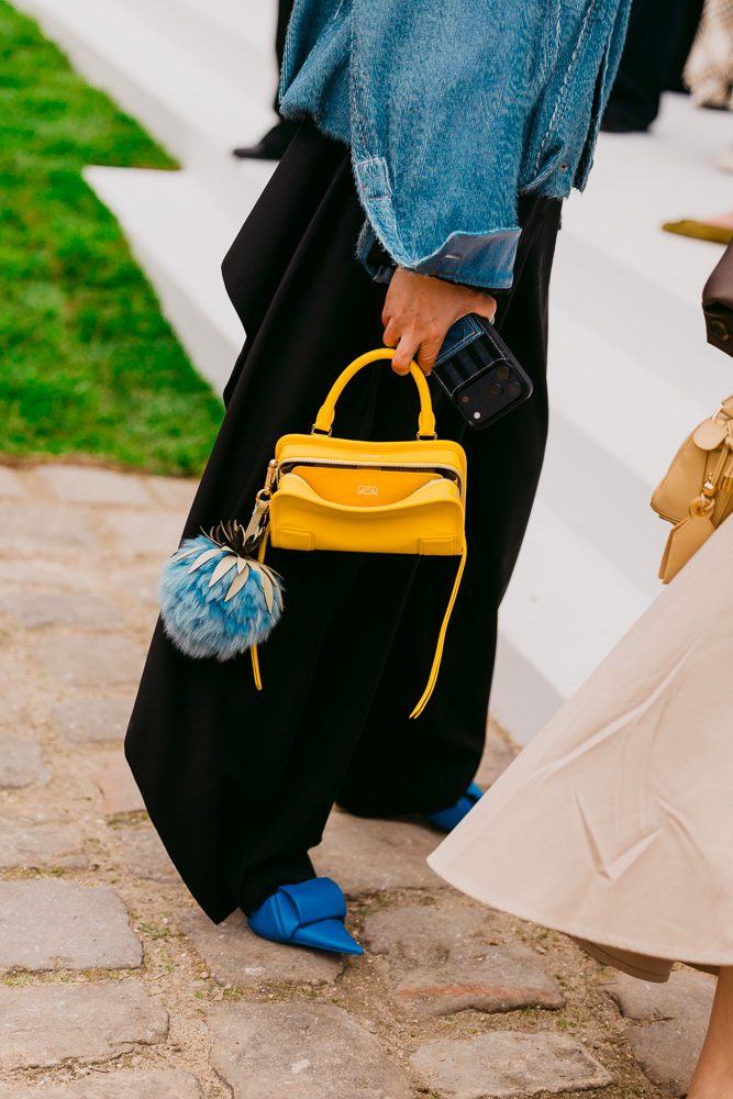 LOEWE FALL 2026 STREET STYLE BAGS 32