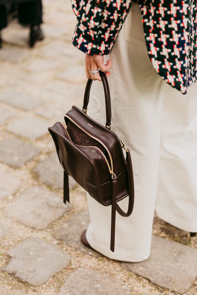 LOEWE FALL 2026 STREET STYLE BAGS 9
