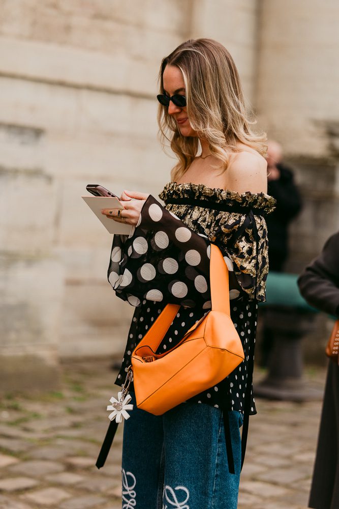 LOEWE FALL 2026 STREET STYLE BAGS