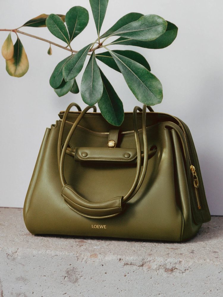 Loewe Olive Green Madrid Bag
