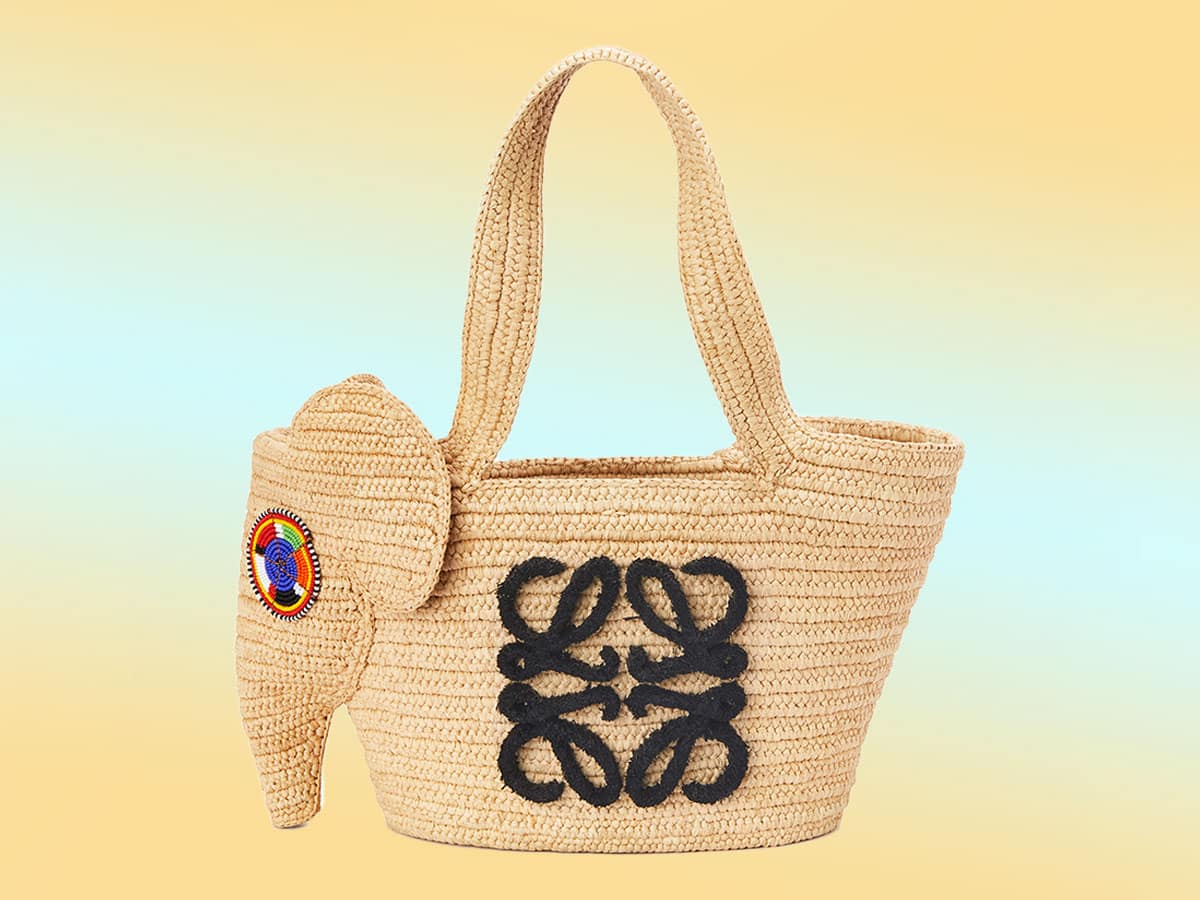 Loewe's Latest Raffia Bag Gives Back
