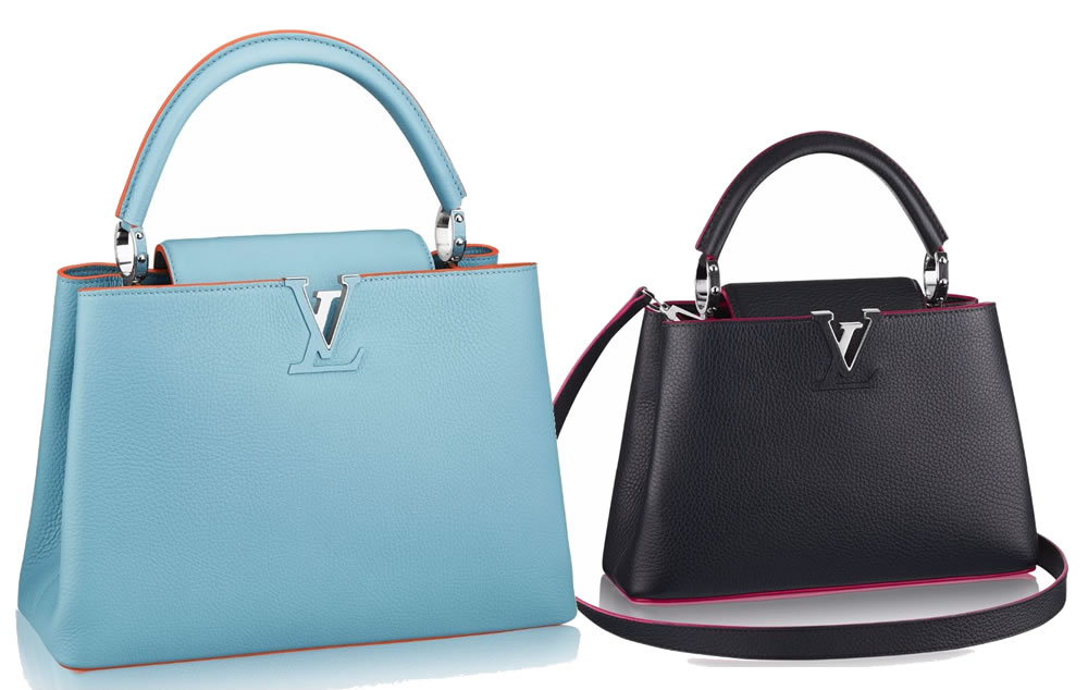 Louis Vuitton Capucines With Contrasting Details