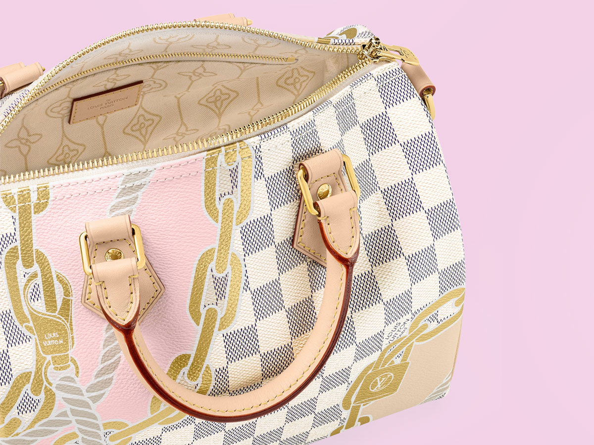 Louis Vuitton Damier Azur Gets A Pretty, Printed Makeover For Spring 2023