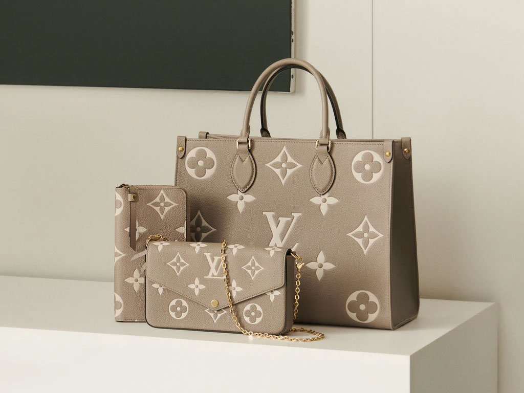 Louis Vuitton Expands On Its Monogram Empreinte Line For Fall 2020