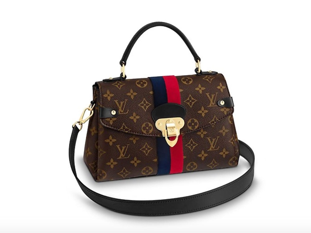 The First Louis Vuitton Fall 2018 Bags Have Arrived: Classic Shapes With Crisp Stripes