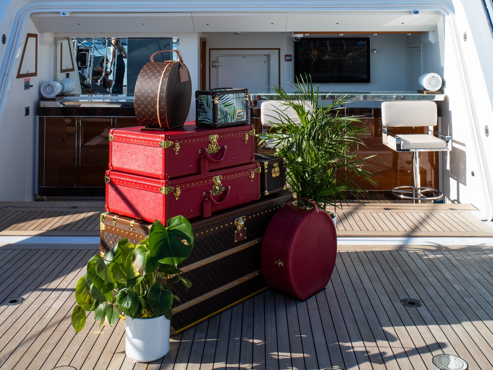An Afternoon On A Yacht In Miami With Louis Vuitton Exotic Bags And More