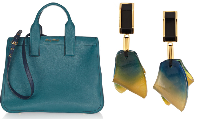 Perfect Pairs: A Miu Miu Bag And Marni Earrings