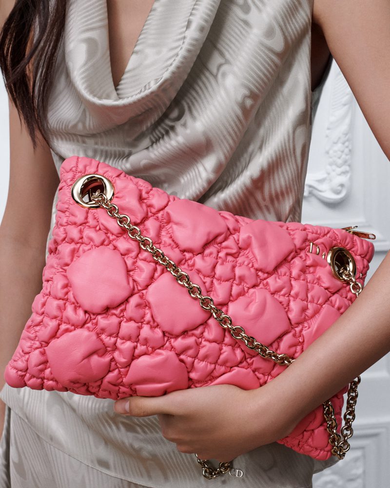 Dior Small Crunchy Bag Pink