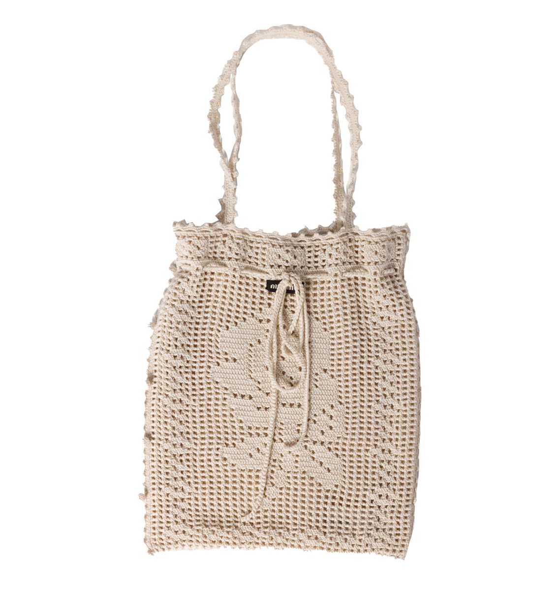 miu miu Crochet cotton bag