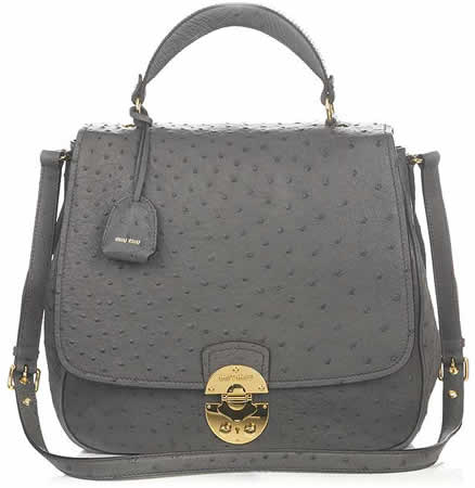 Miu Miu Ostrich Tote