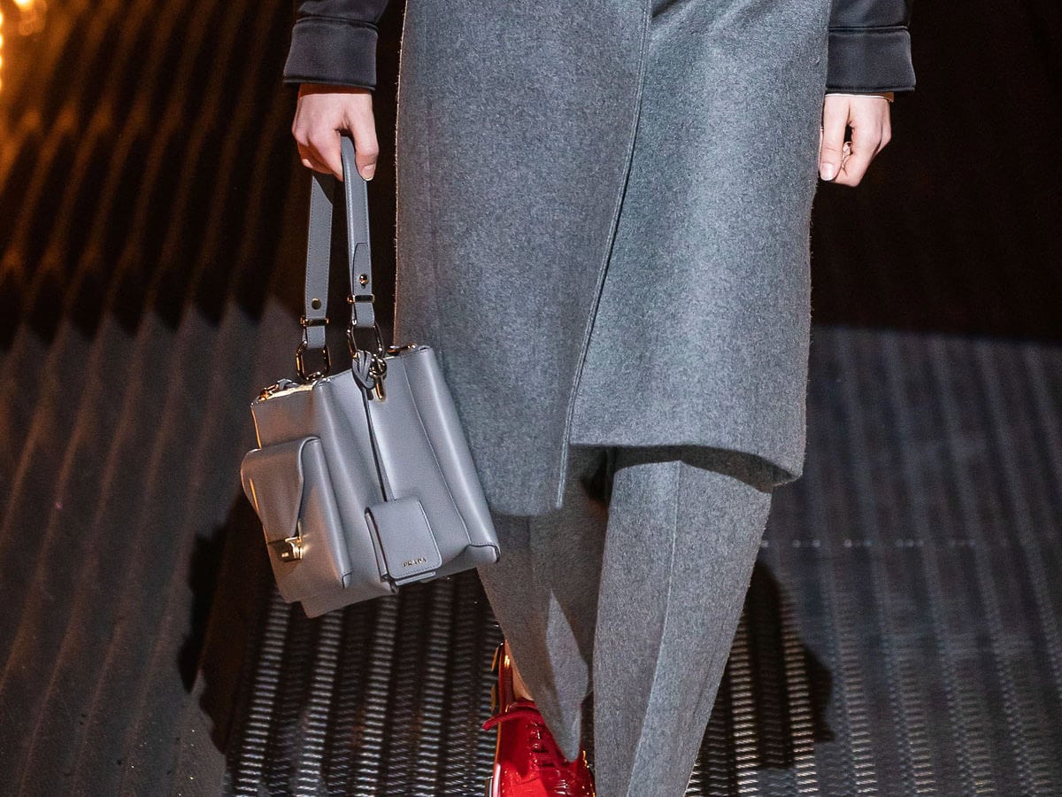 Prada Embraces Top Handles With Its Fall 2019 Runway Bags