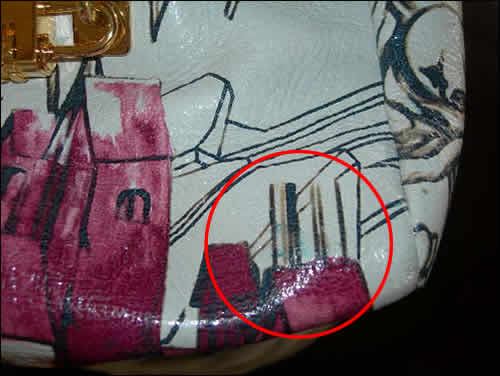 Prada Fairy Bag Bleeds