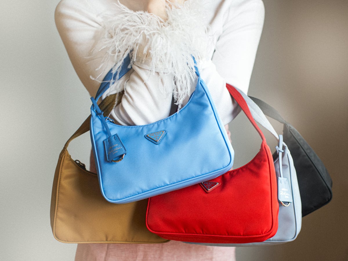Prada Reissues Its Iconic Nylon Mini Bag