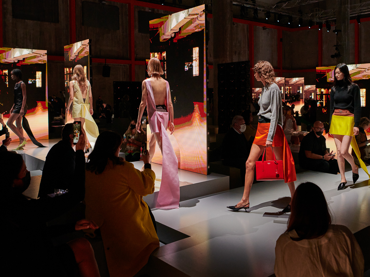 Prada S/S 2022 Showed Simultaneously In Milan And Shanghai