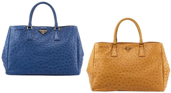 Prada Struzzo Executive Tote