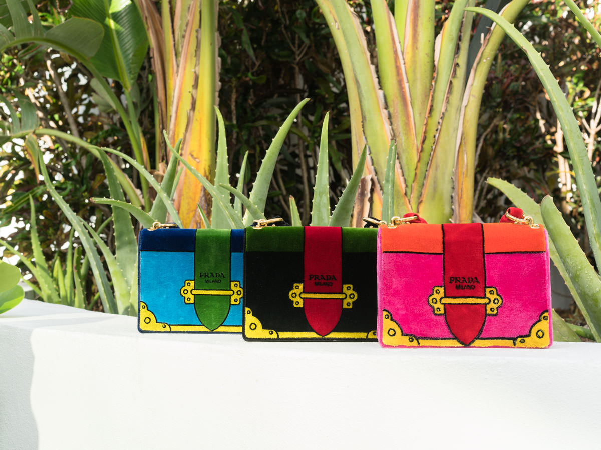 Introducing The Prada Velvet Cahier Bags