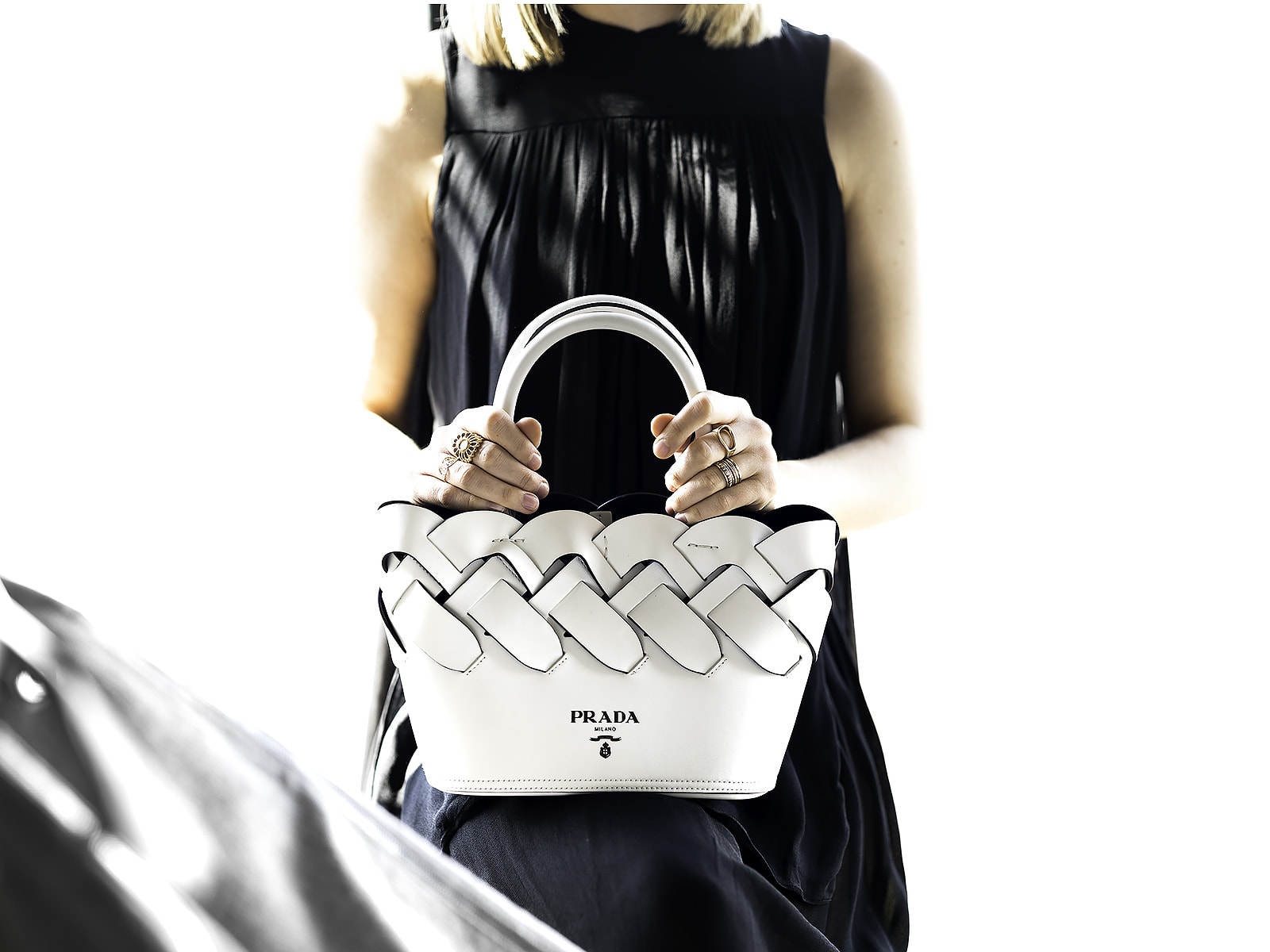 Prada's New Woven Motif Bags Offer The Perfect Amount Of Classic With A Twist