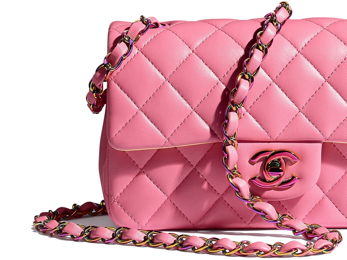 File Under Things I Don't Need But I Want: The Rainbow Hardware Chanel Mini Flap Bag
