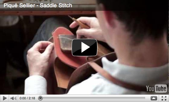 See What It Takes To Stitch Through Hermes Leather
