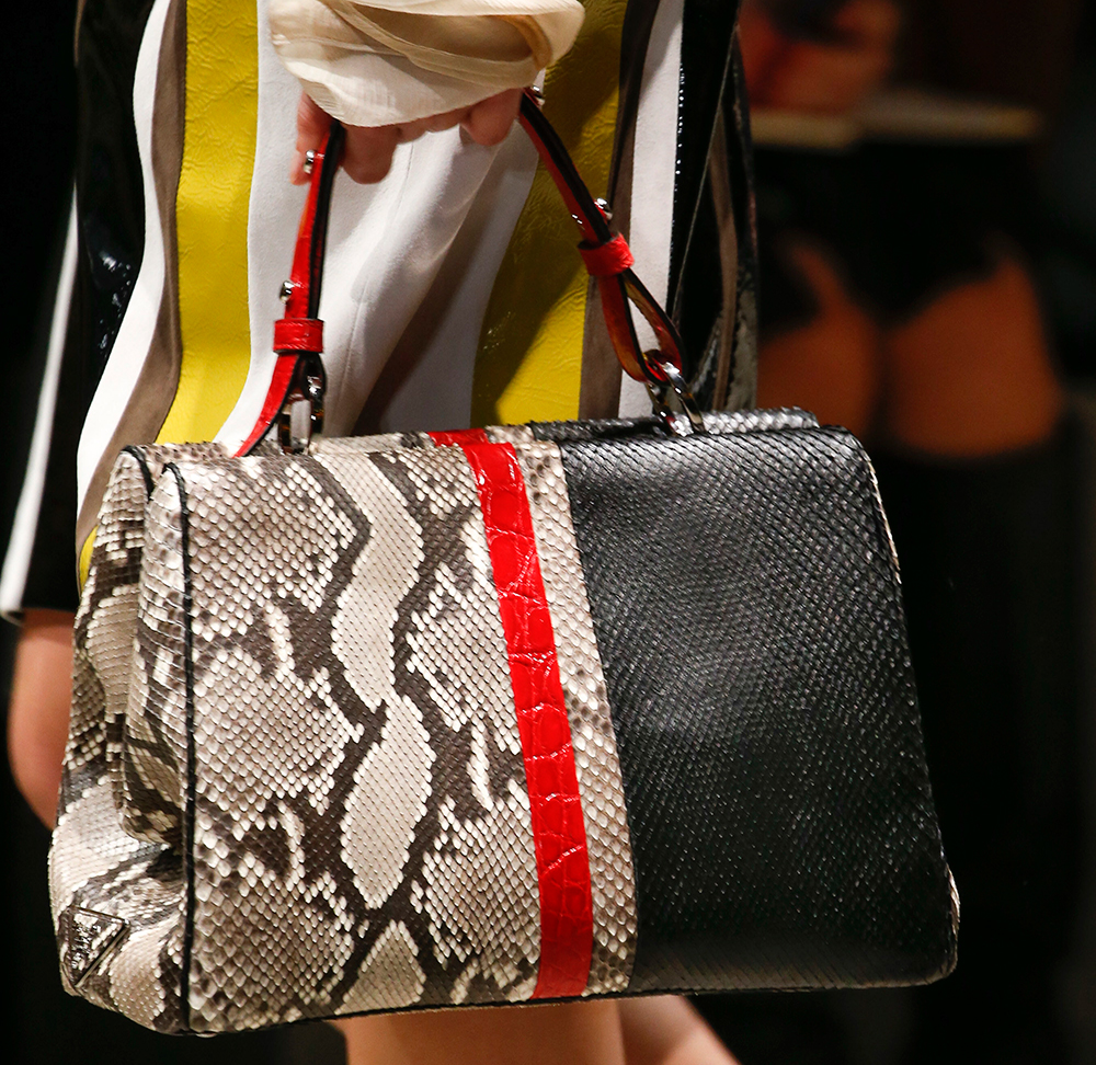 Prada Maintains A Strong Trajectory With Its Spring 2016 Runway Bags