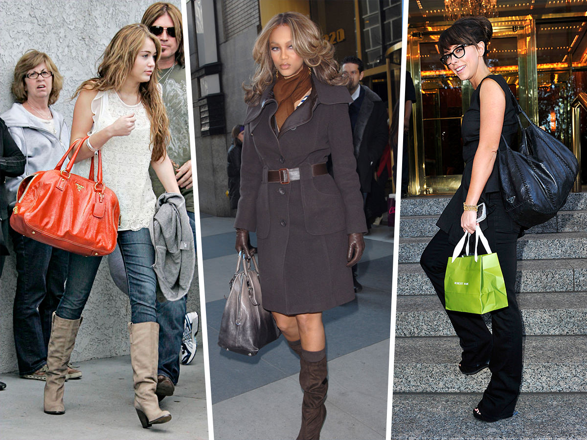 Throwback Thursday: Stars And Their Prada Bags