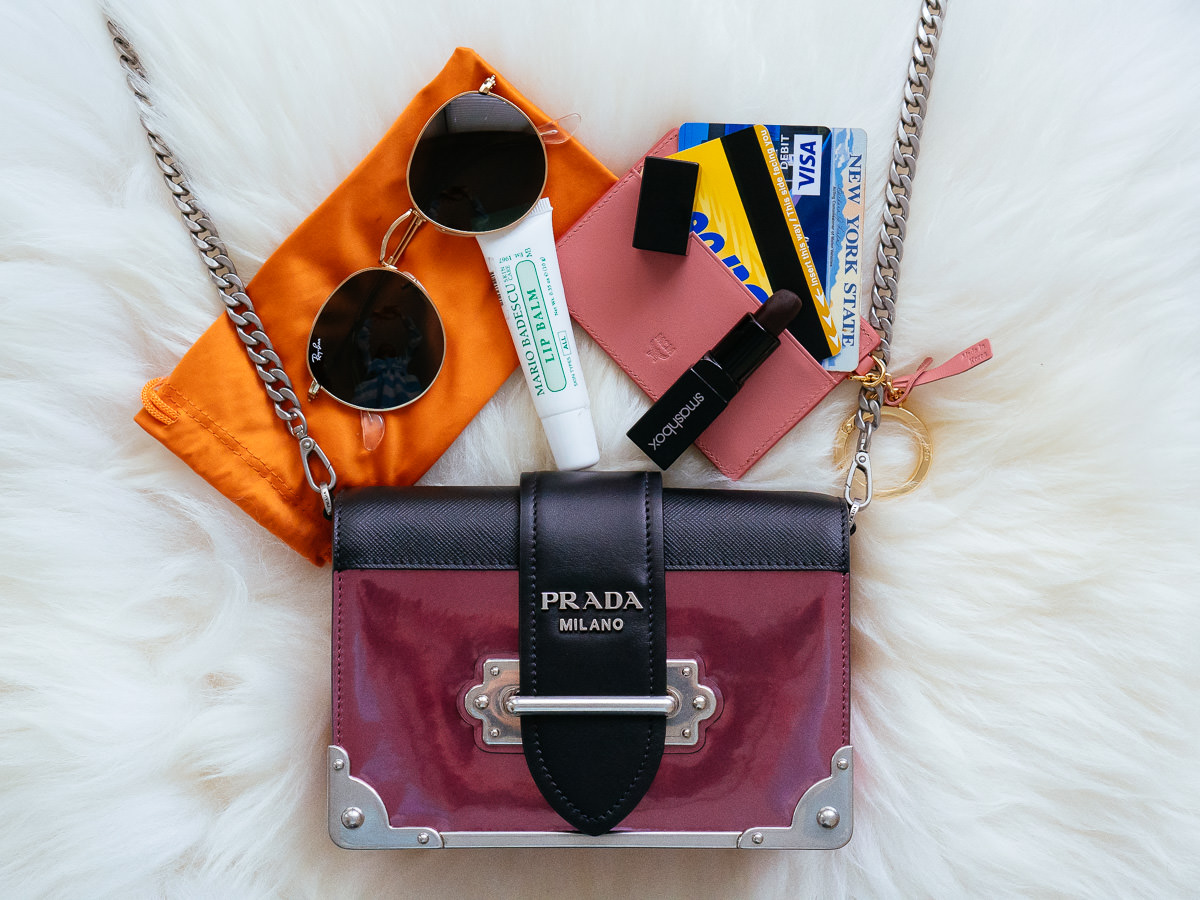 What Fits: Prada Cahier Small Crossbody Bag