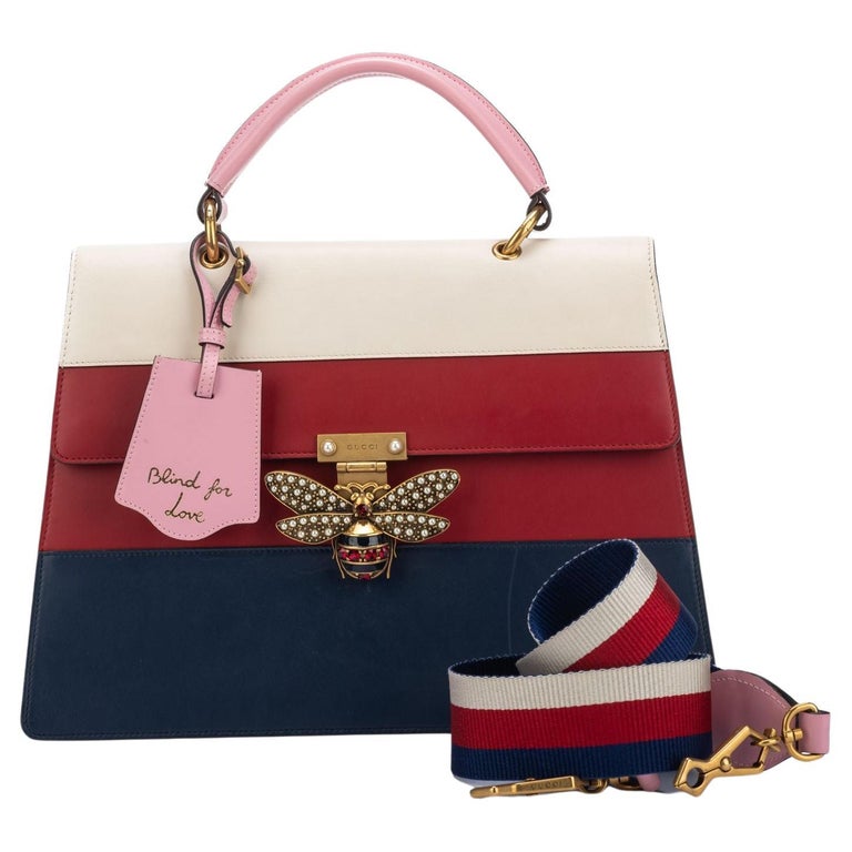 Gucci Preloved Striped Trapeze Jewel Bag