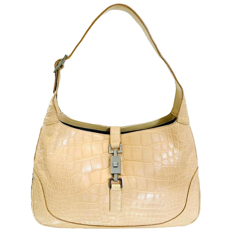 Gucci Soft Crocodile Skin Jackie Bag