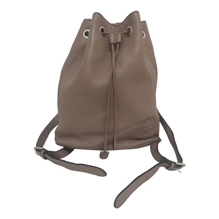 Vintage Gucci Soho Bucket Backpack by Frida Giannini in Calfskin