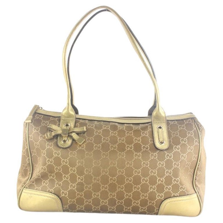 Gucci Rare Metallic Bronze Gold Shoulder Bag 3GK1012K