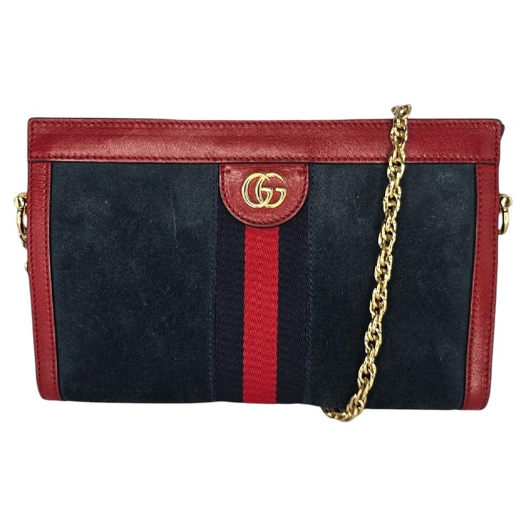 Gucci Ophidia Small Suede Leather Chain Shoulder Bag
