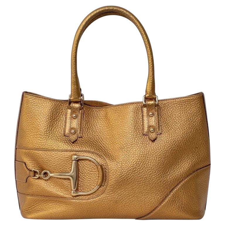 Borsa A Mano Gucci Hasler Horsebit Oro