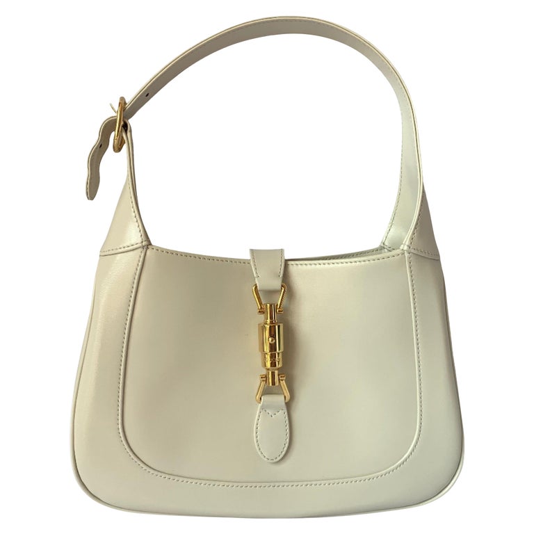 Gucci Jackie 1961 Small Leather Bag White without Strap