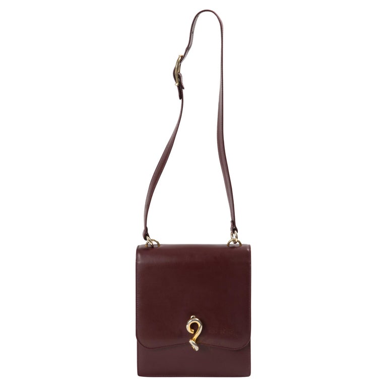 Gucci Burgundy Shoulder Calf Leather bag