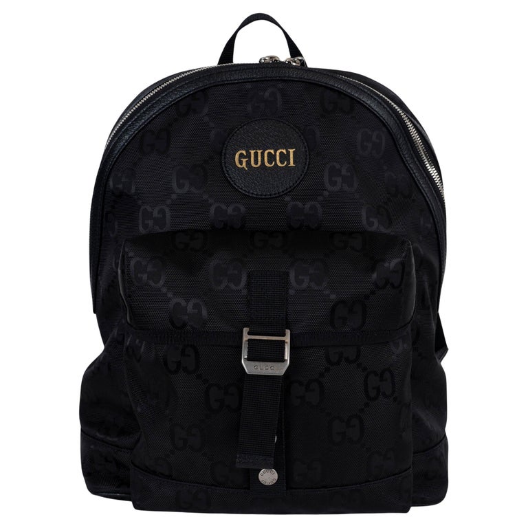 GUCCI black GG econyl OFF THE GRID Backpack Bag