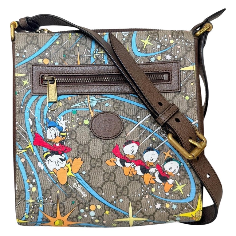 Gucci x Disney Donald Duck GG Supreme Messenger Bag, Cruise 2020