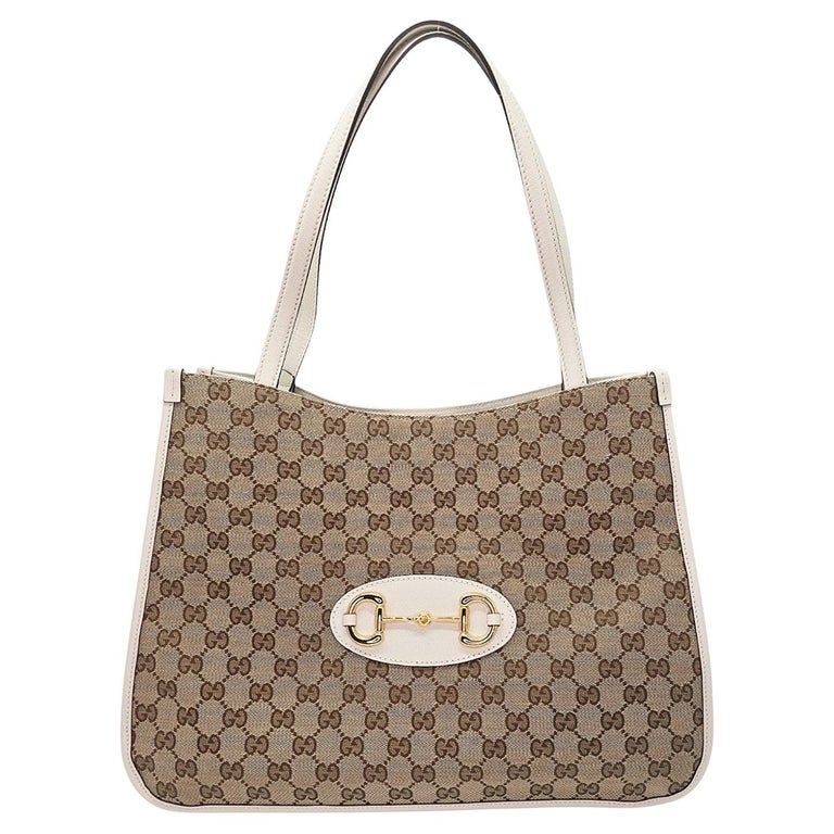 Gucci GG Monogram Horsebit 1955 Tote Bag Medium