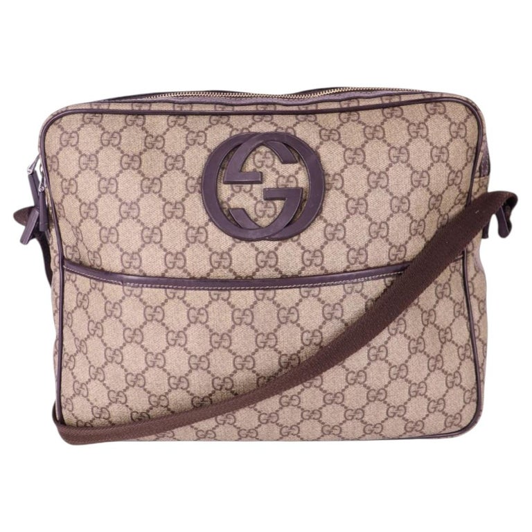 Gucci GG Supreme Interlocking G messenger bag