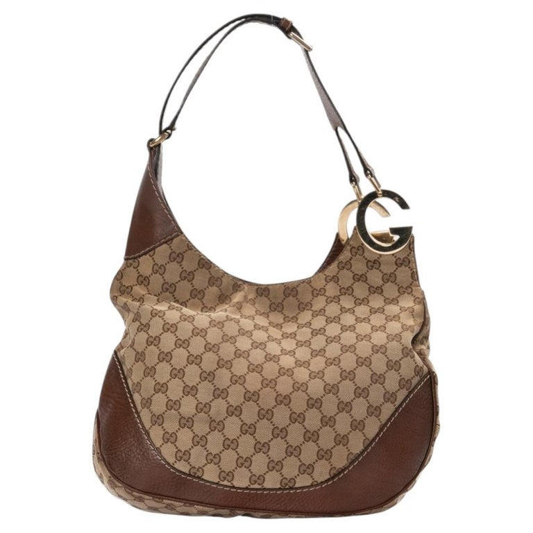 Gucci Hobo Medium GG Supreme Brown