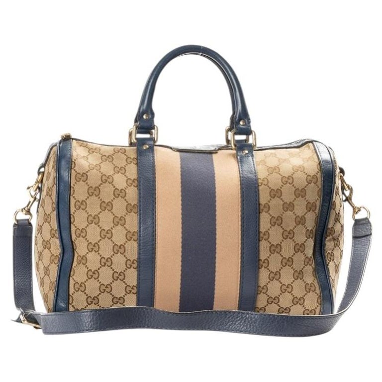Gucci Boston Medium GG Supreme Blue