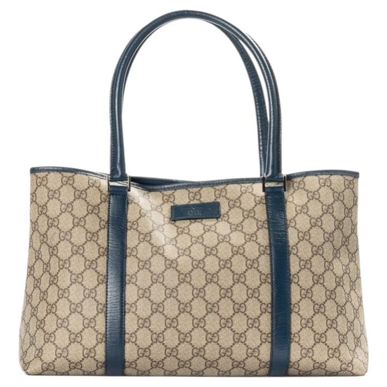 Gucci Tote Rectangular Medium GG Supreme Blue