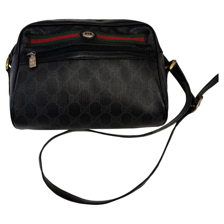 1980s Monogram Gucci Accessory Collection Made of Durable Coated Canvas