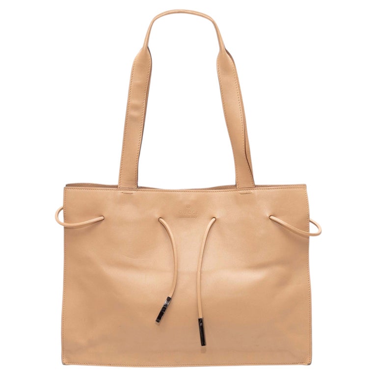 Vintage Tan Gucci Balthus Tote Bag