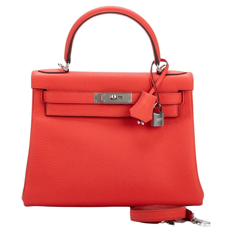 Hermes BNIB Kelly 28 Rose texas Togo