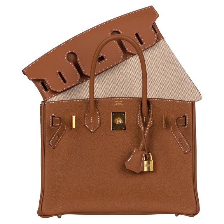 Hermès BNIB Birkin 30 3 in 1 Bag Gold