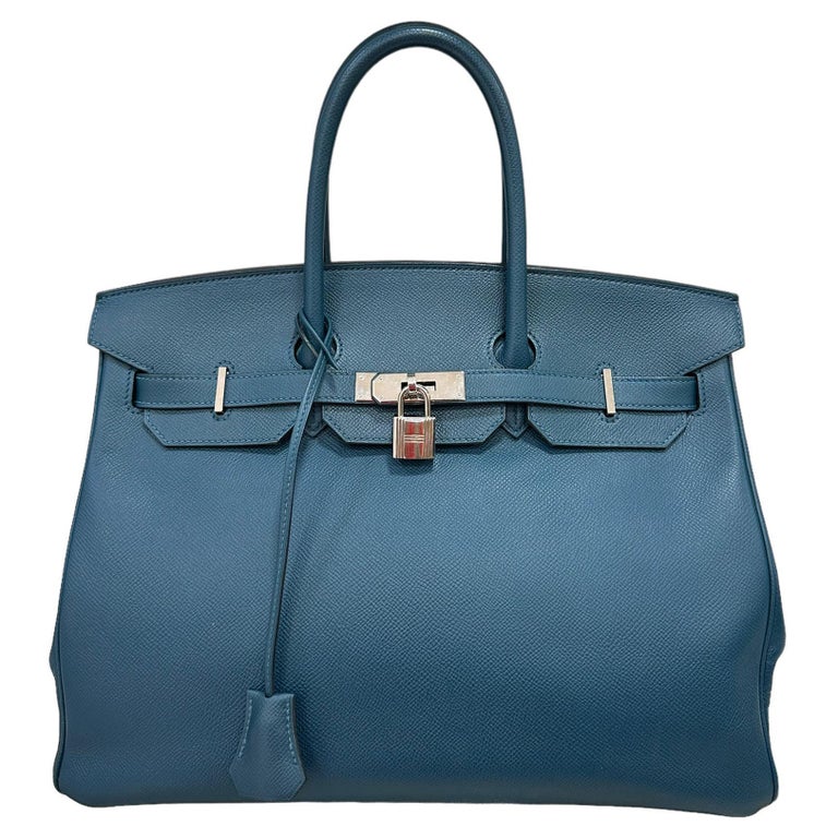 Hermès Birkin 35 Epsom Bleu De Galice