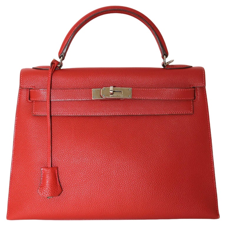 Hermès Kelly 32 in Vermillion Red