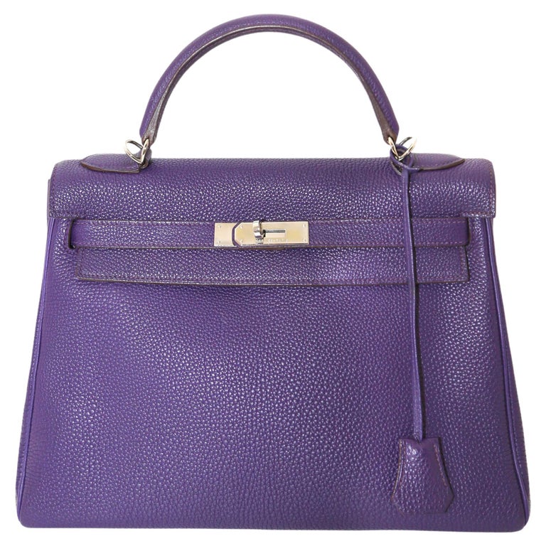 Hermès Kelly 32 Purple Iris