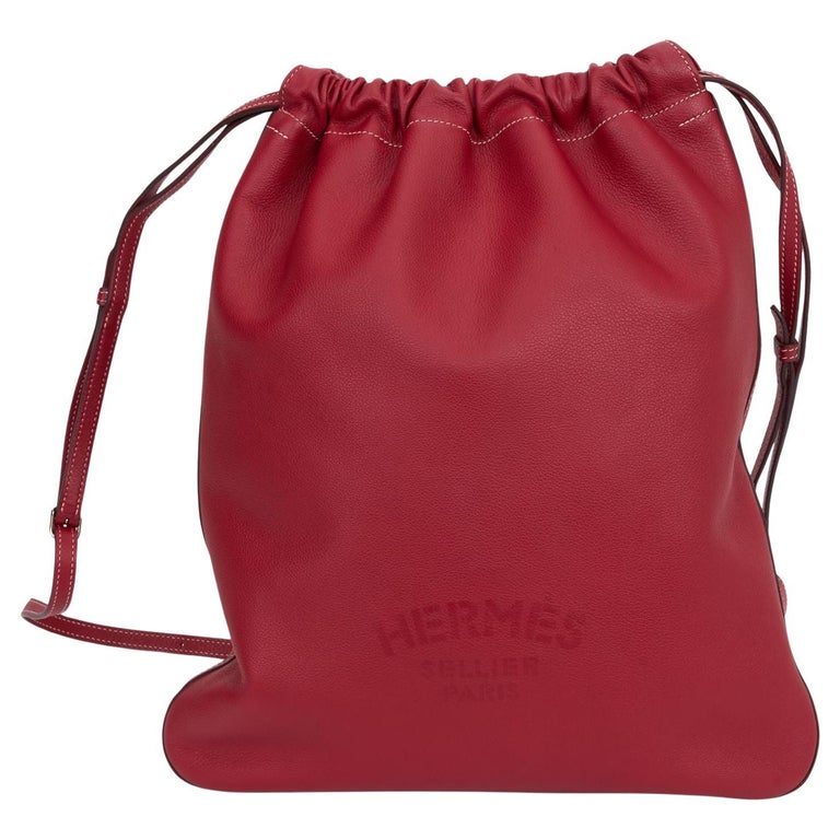 Hermès Bridado Red Backpack