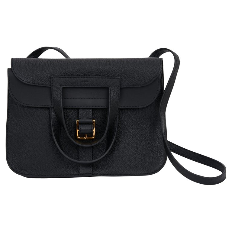 Hermès Black Halzan 31 Caban